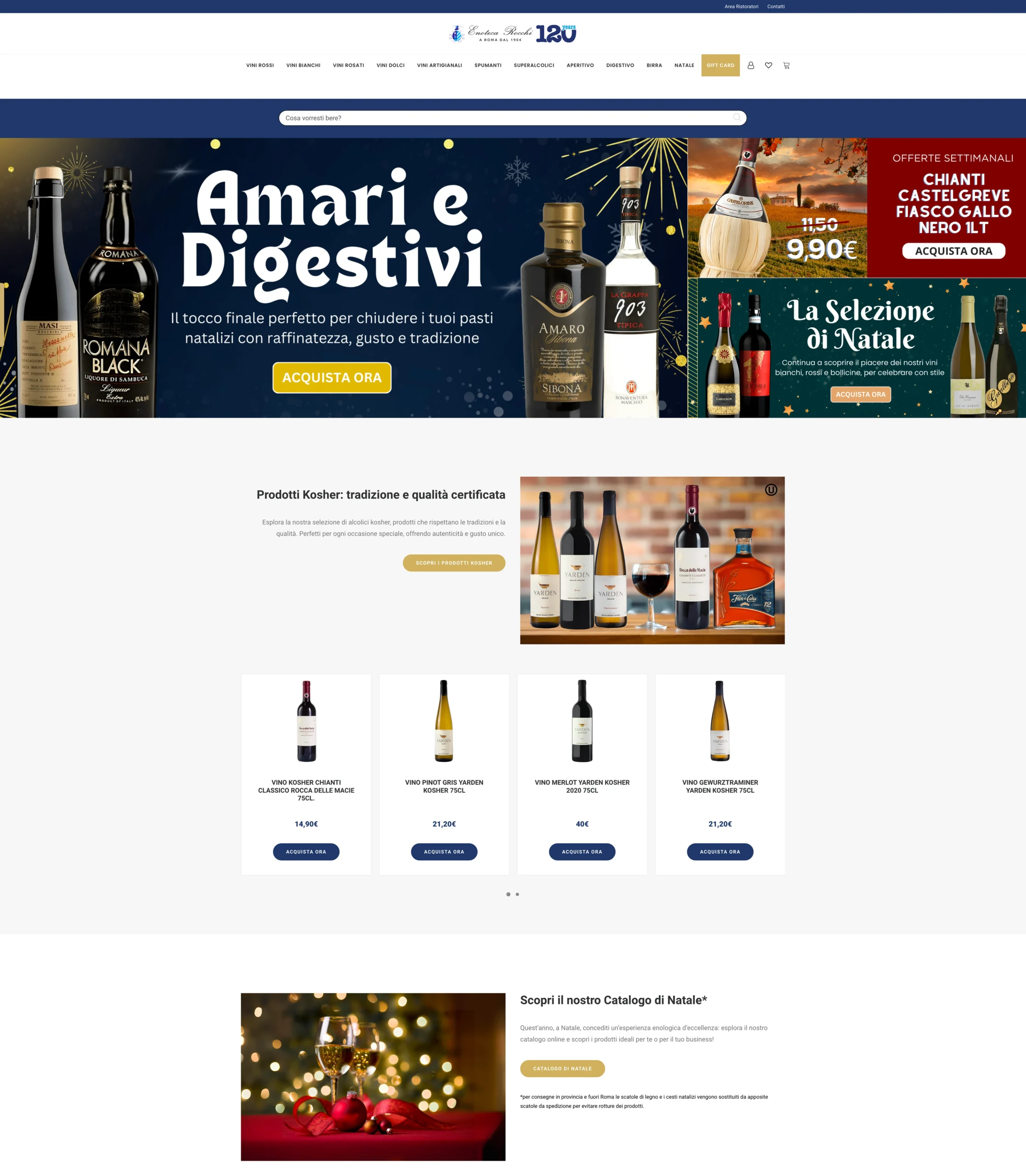 sito web Enoteca Rocchi