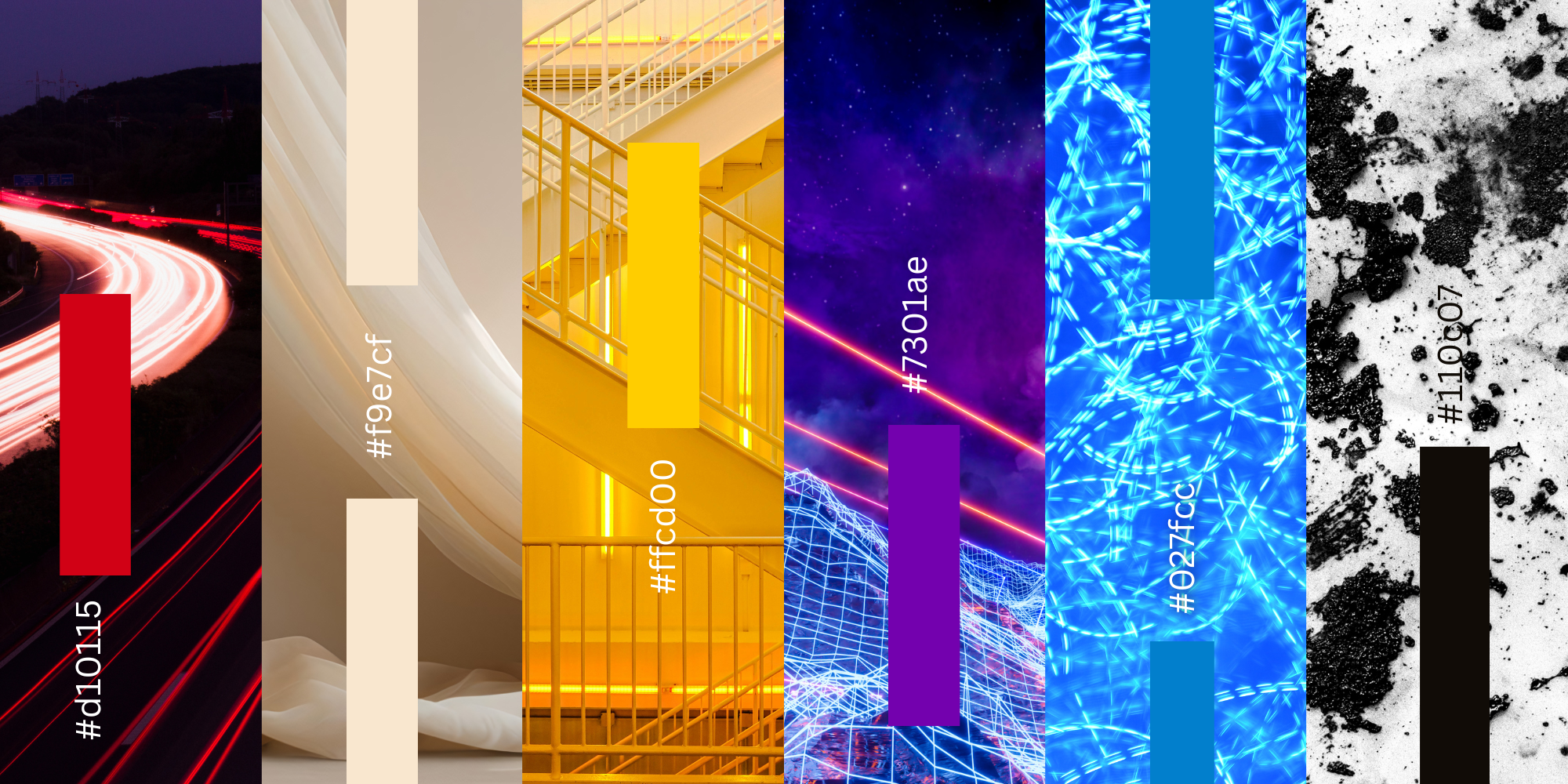 trend grafici 2025 - palette